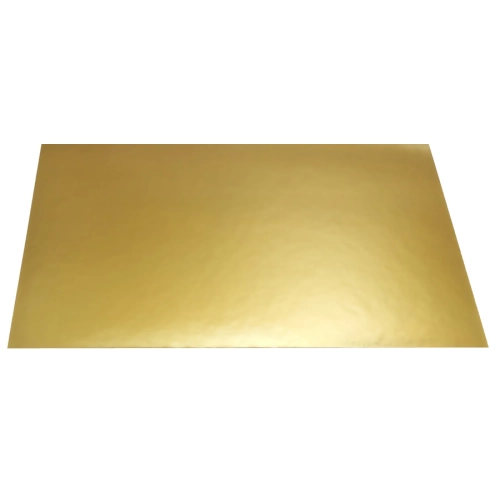 Podkład pod tort prostokątny 40x60 cm złoty podkładka pod tort ciasto duży gładki